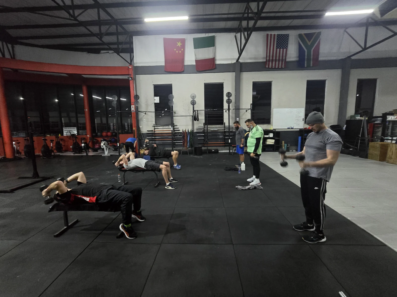 Early-morning training at Warrior Sports